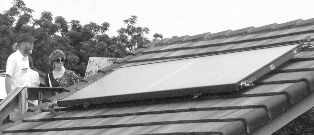 flat-plate solar collector