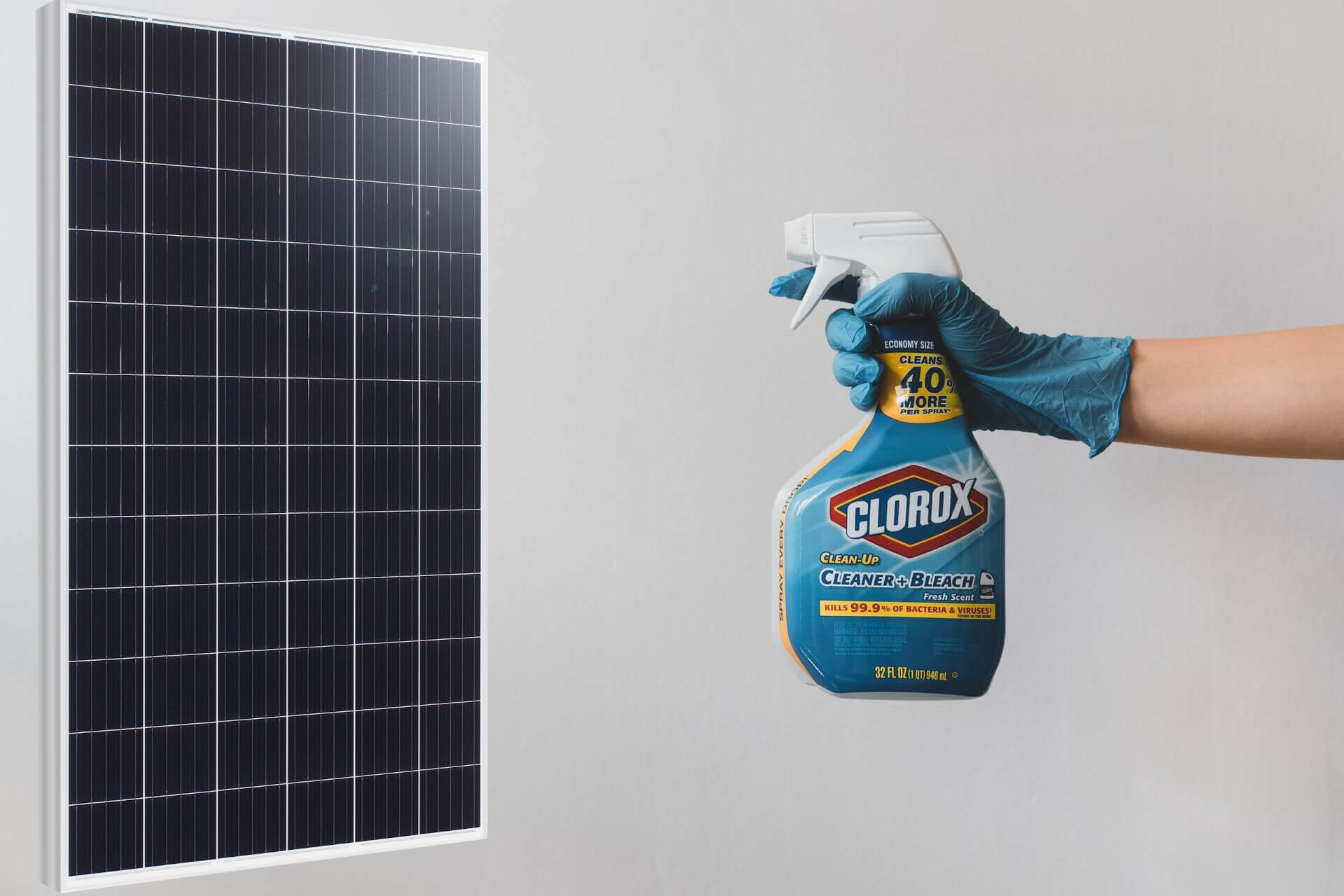 how to clean dirty solar panels with simple green