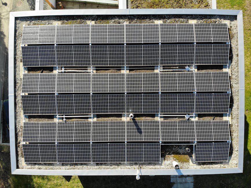 Solar panels on a rooftop — rain cleans some types of soiling effectively but not others, depending on climate and local conditions